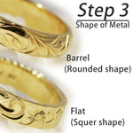 [14K/18K Gold] 4mm Open Bangle Bracelet-Heavy Thickness *Made-to-order*