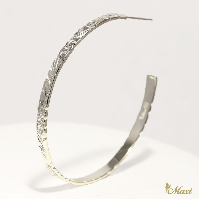 [Silver 925] Hoop Earring Large (E0143) [Made to Order]