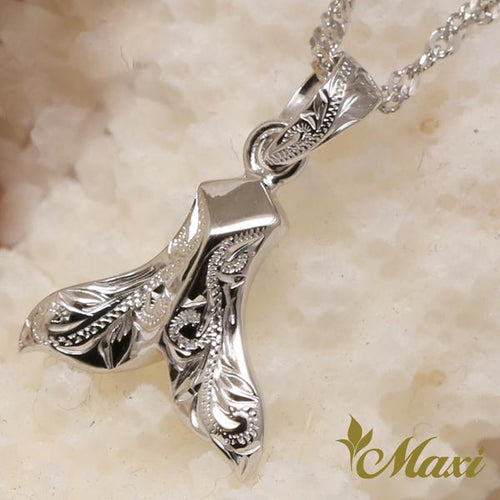 [14K Gold] Kohola Whale Tail Pendant *Made to Order* (P0691) 14金 ホエールテール ペンダント