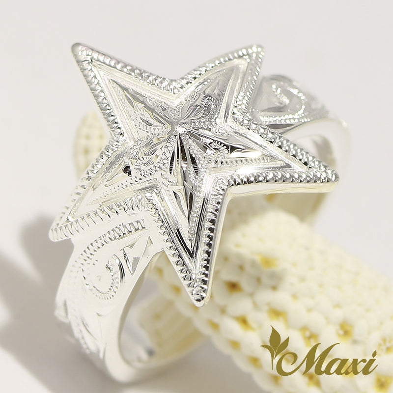 [Silver 925] -Star Ring [Made to Order] (R0795)