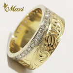 [14K Gold] Eternity Honu Ring 9mm [Made to order]