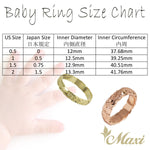 [14K Gold] Baby Ring-3mm Barrel Ring *Made to Order* (TRD-Baby)