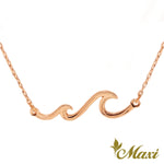 [14K Gold] Double Nalu Wave Necklace *Made-to-order* Newest