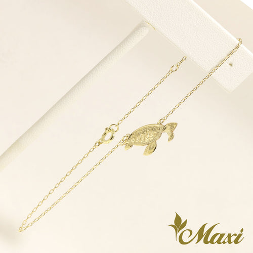 [14K Gold] Honu(Hawaiian Sea Turtle) Bracelet *Made-to-order*(TRD)