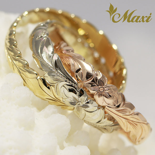14K/18K Gold] 4mm Triple Ring*Made-to-order*TRDSP 14金 3連リング 