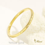 [14K Gold] 1.2mm width ring [Made to Order] (TRD1.2mm)　14金　1.2mm幅リング　