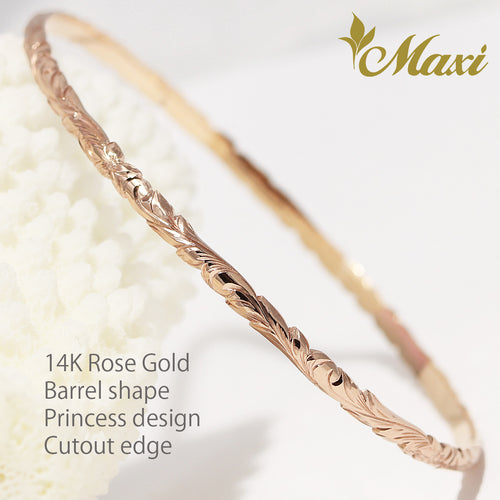 [14K Gold] Custom 3mm Close Bangle Bracelet*Made-to-order*