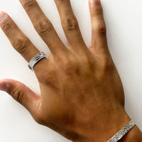 [Silver 925] Maile Leaves Ring 6mm*2mm (R0735) [Made to Order]