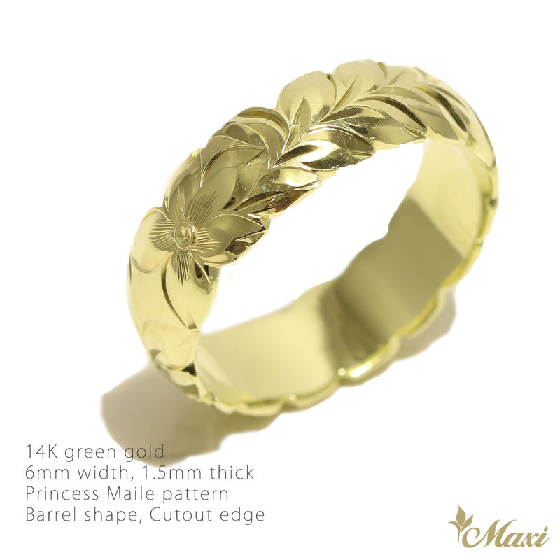 [14K/18K Gold] 6mm Custom Ring *Made to order**Custom*　14金/18金　ゴールド　6mm　リング