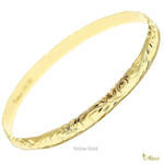 [14K Gold] Custom 6mm Close Bangle Bracelet *Made-to-order*