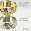 8mm Custom Hawaiian Ring [14K/18K Gold/Platinum]