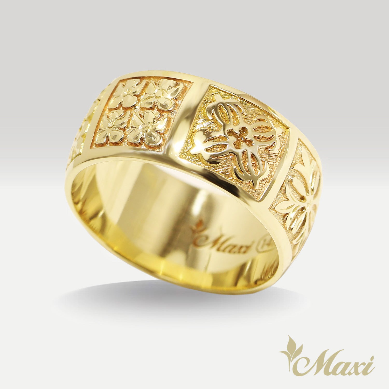 Hawaiian Quilt Ring [14K/18K Gold]