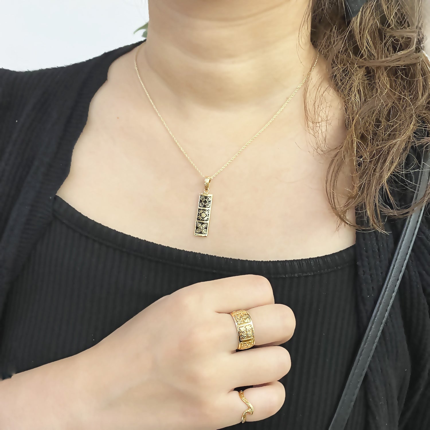 Hawaiian Quilt Ring [14K/18K Gold]