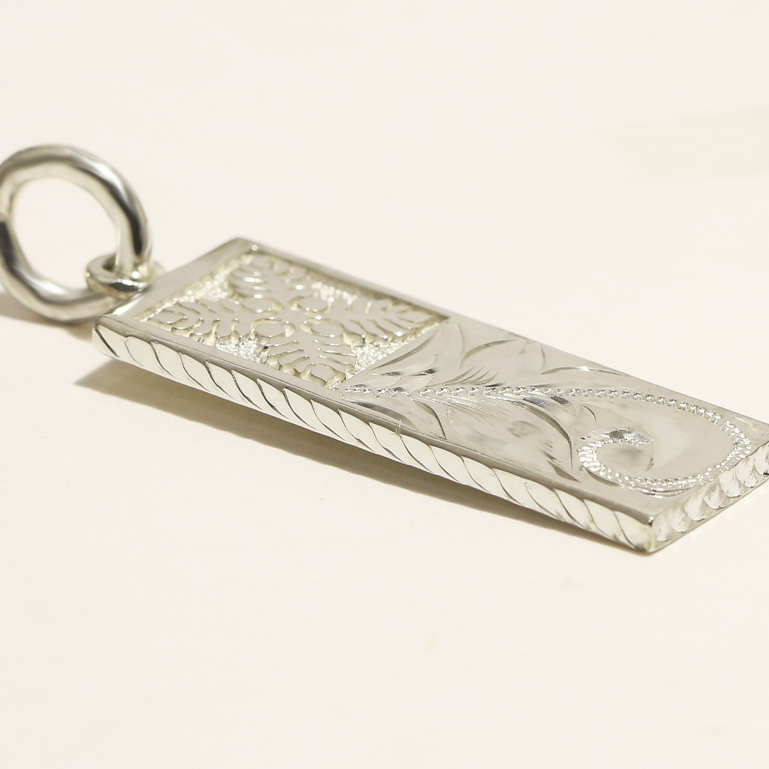 Hawaiian Quilt Pendant-Kukui Tree [Silver 925]