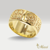 Hawaiian Quilt Ring [14K/18K Gold]