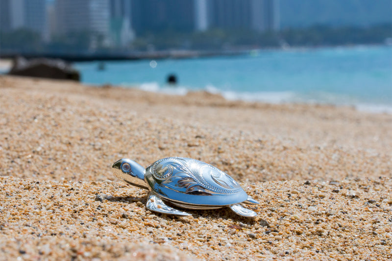 [Silver925]Honu(Hawaiian Sea Turtle)Display Figure*Made-to-order*
