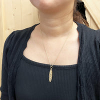 [14K Gold]Surfboard Cut Out Work Pendant*Made-to-order*(KP0135)