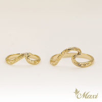 Small Nalu Wave Ring [14K/18K Gold]