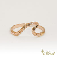 Large Nalu Wave Ring [14K/18K Gold]