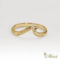 Small Nalu Wave Ring [14K/18K Gold]