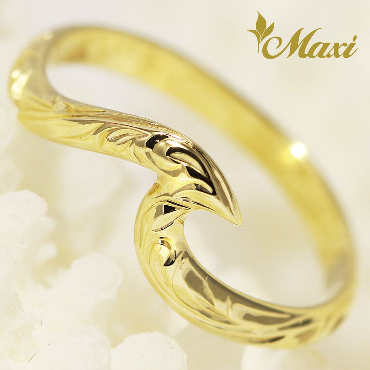 Nalu Wave ring_yellow gold