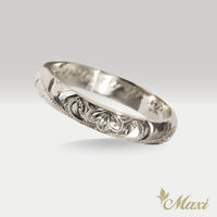 3mm Naupaka Ring [14K/18K Gold/Platinum]