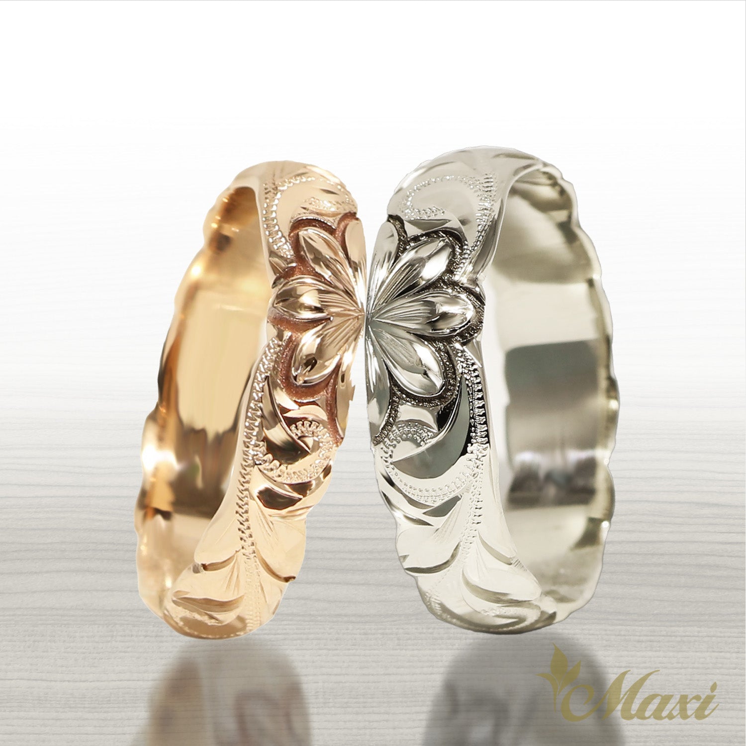 Hawaiian Couple & Wedding Rings ペアリング & マリッジリング – Maxi