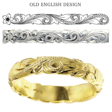 5mm Custom Hawaiian Ring [14K/18K Gold/Platinum] – Maxi Hawaiian
