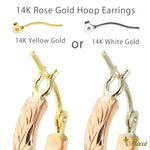 [14K Gold] Hoop Hinged Pierced Earring- Extra Small 10mm-*Made to Order* (TRD Hinged-XS)