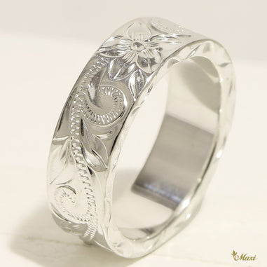 6mm Width Flat Ring [Silver 925] – Maxi Hawaiian Jewelry マキシ 