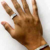 8mm Width Flat Ring [Silver 925]