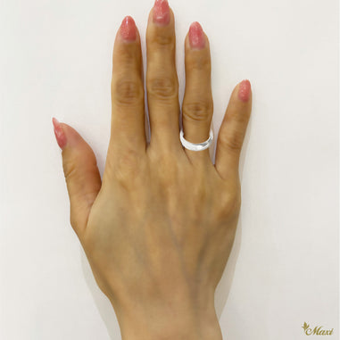 4mm Inner Engraved Ring [Silver 925] – Maxi Hawaiian Jewelry