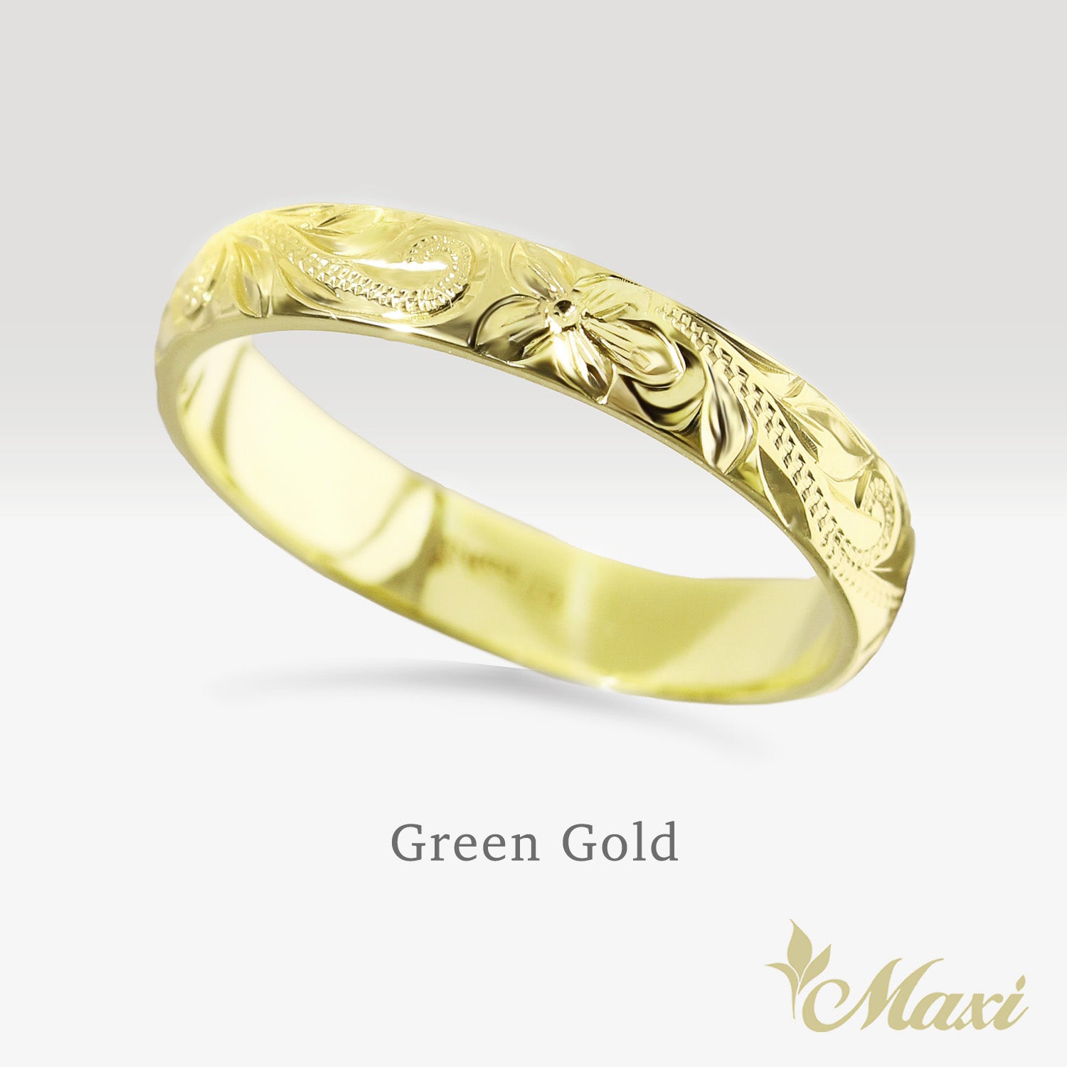3mm/4mm Lightweight Hawaiian Ring [14K Gold] – Maxi Hawaiian