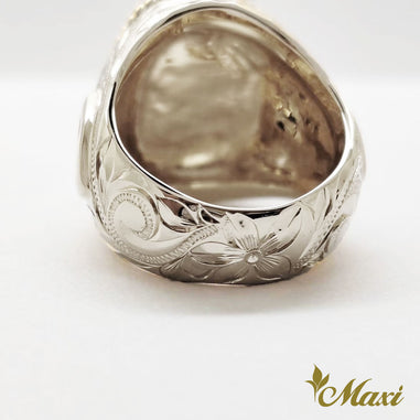 King Kamehameha Coin Ring [Silver 925] – Maxi Hawaiian Jewelry