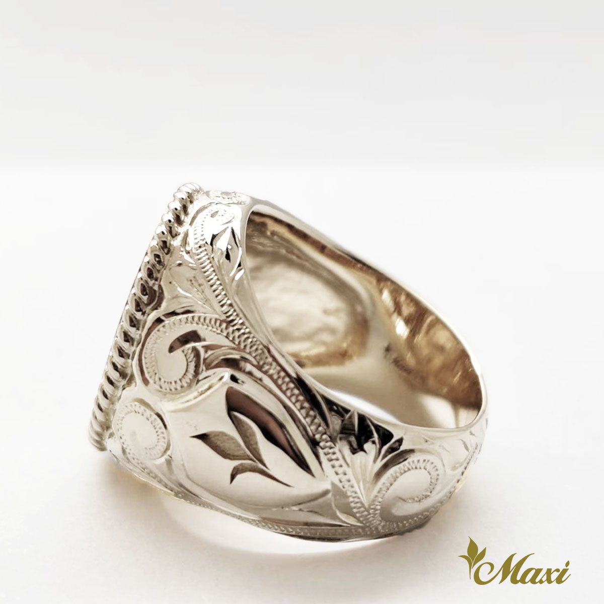 King Kamehameha Coin Ring [Silver 925] – Maxi Hawaiian Jewelry