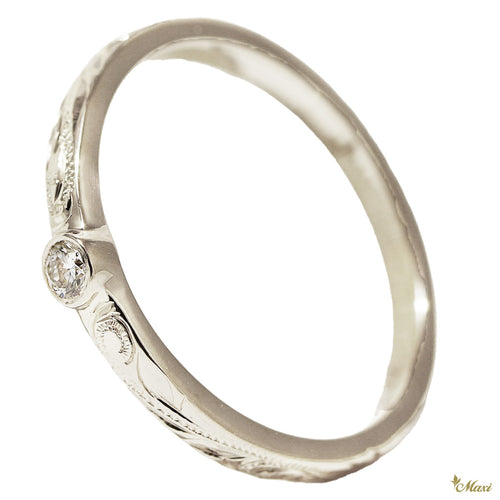 [Silver 925] 2.5mm Crystal 2mm Ring (R0812)*Made to Order*