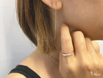 [Silver 925] 2.5mm Crystal 2mm Ring (R0812SS)*Made to Order*