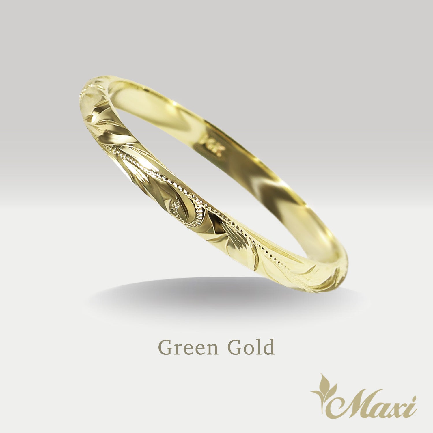 2mm Barrel-Shaped Hawaiian Ring [14K/18K Gold/Platinum]