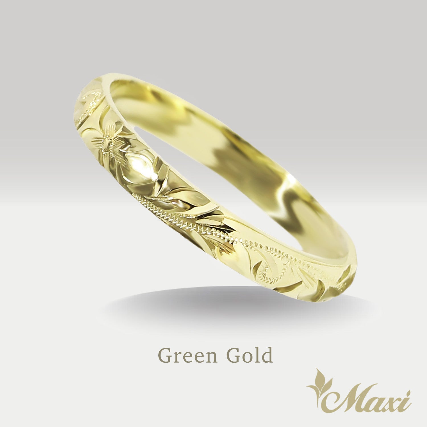 3mm Barrel-Shaped Hawaiian Ring [14K/18K Gold/Platinum]