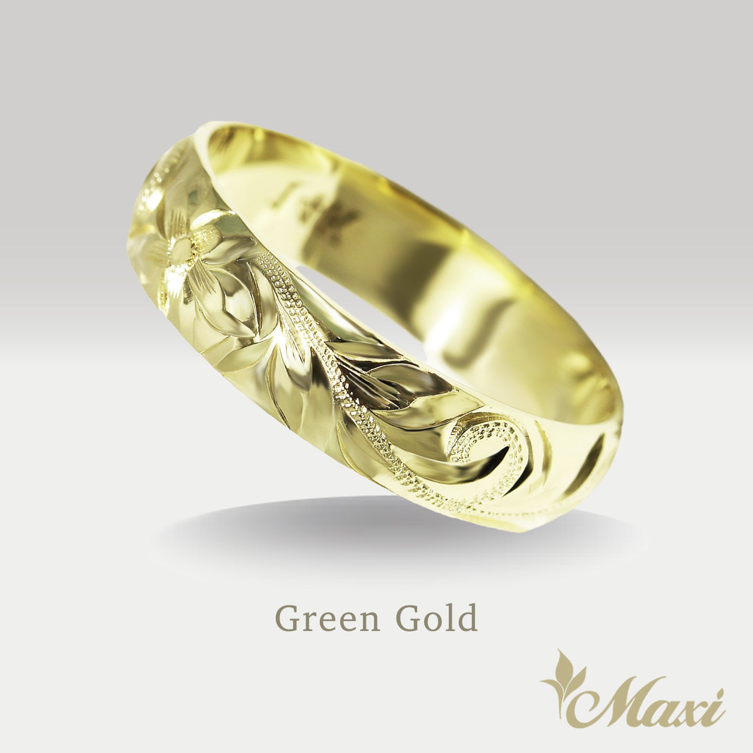 5mm Barrel-Shaped Hawaiian Ring [14K/18K Gold/Platinum]