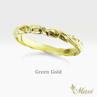 2.5mm Barrel-Shaped Hawaiian Ring_Cut Out Edge [14K/18K Gold/Platinum]