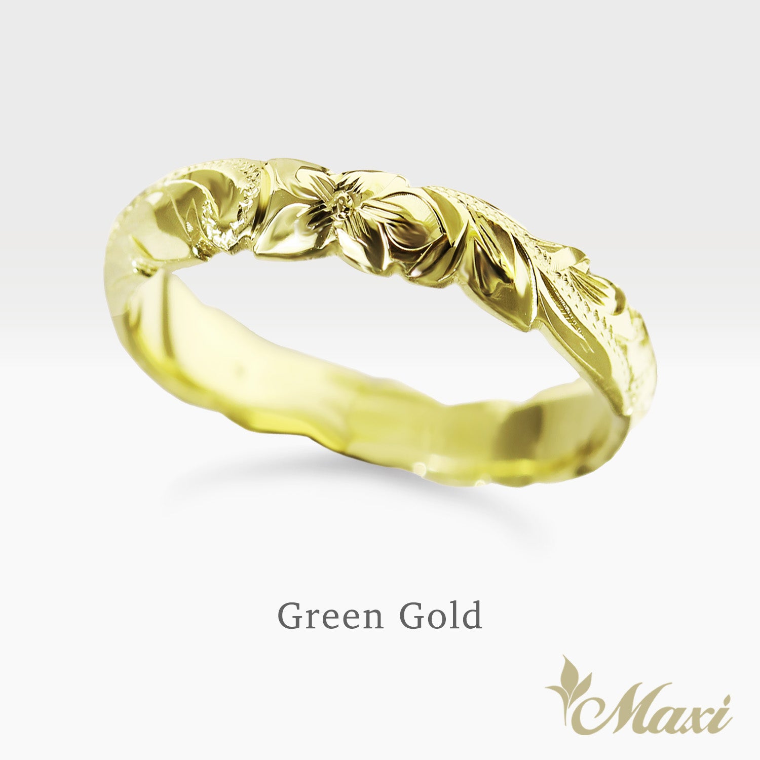 4mm Barrel-Shaped Hawaiian Ring_Cutout Edge [14K/18K Gold/Platinum]