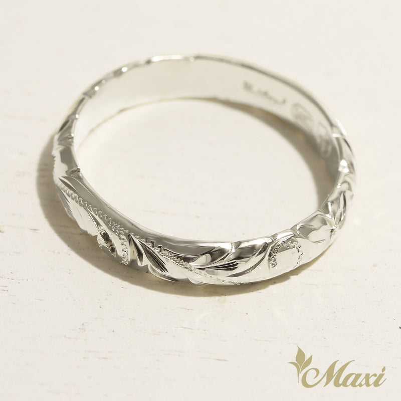 4mm Barrel Ring_Cut Out Edge [Silver 925]