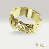 8mm Barrel Ring_Cut Out Edge [14K/18K Gold/Platinum]