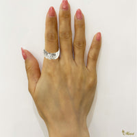 8mm Barrel Ring_Cut Out Edge [Silver 925]