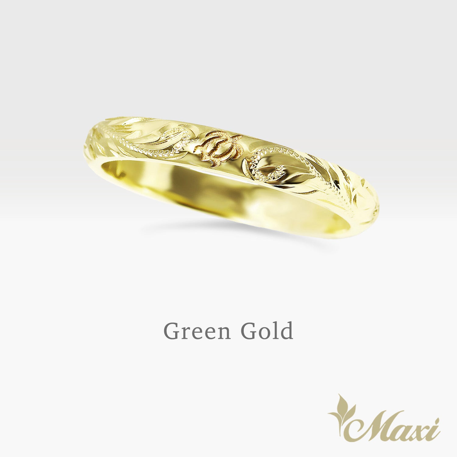 3mm Honu_Hawaiian Sea Turtle Ring [14K/18K Gold/Platinum]