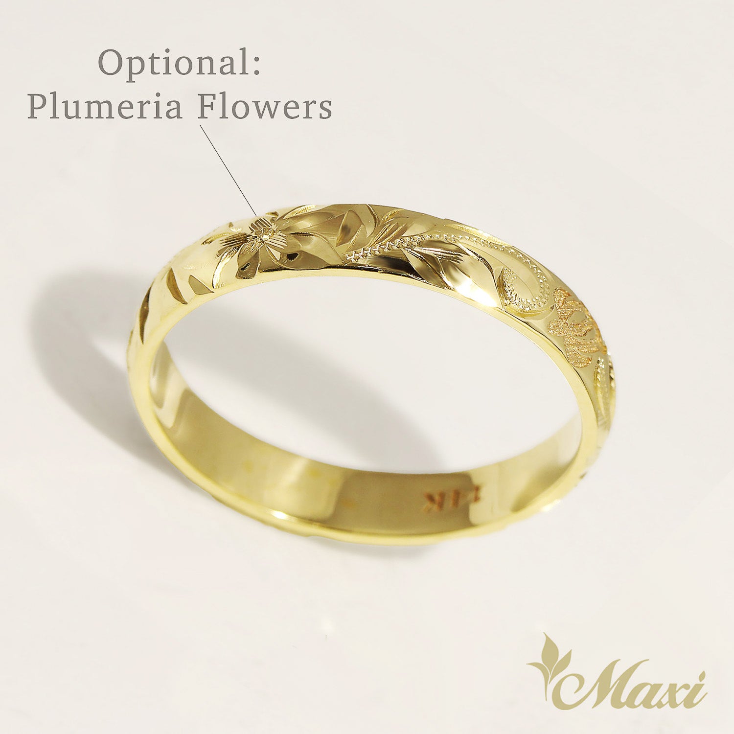 3mm Honu_Hawaiian Sea Turtle Ring [14K/18K Gold/Platinum]