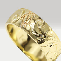 6mm Honu_Hawaiian Sea Turtle Ring [14K/18K Gold/Platinum]