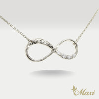 Infinity Necklace with Diamond [14K/18K Gold]