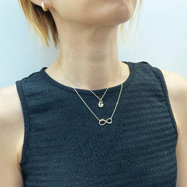 Infinity Necklace Small [14K/18K Gold] – Maxi Hawaiian Jewelry